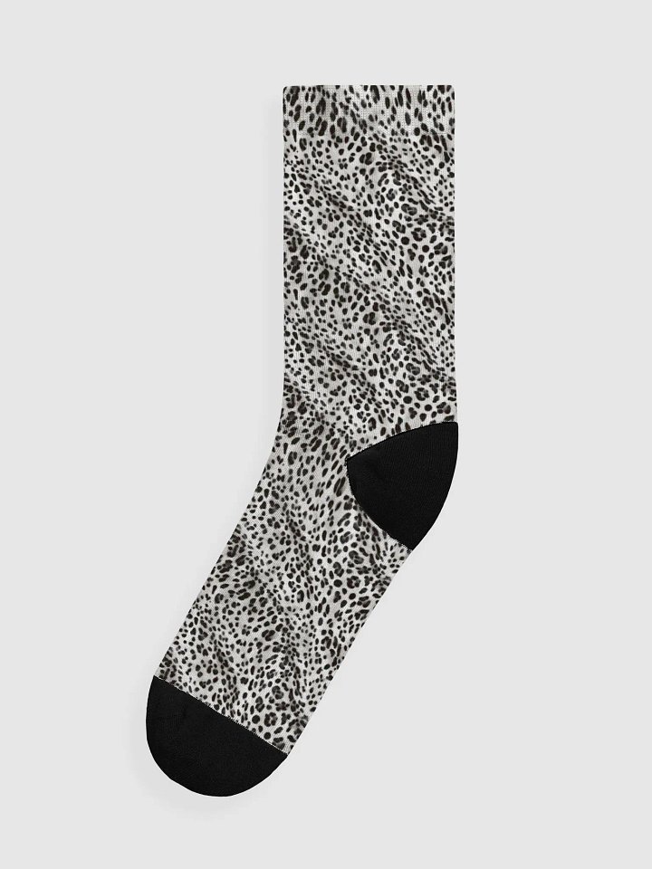 Grey Leopard Socks product image (1)