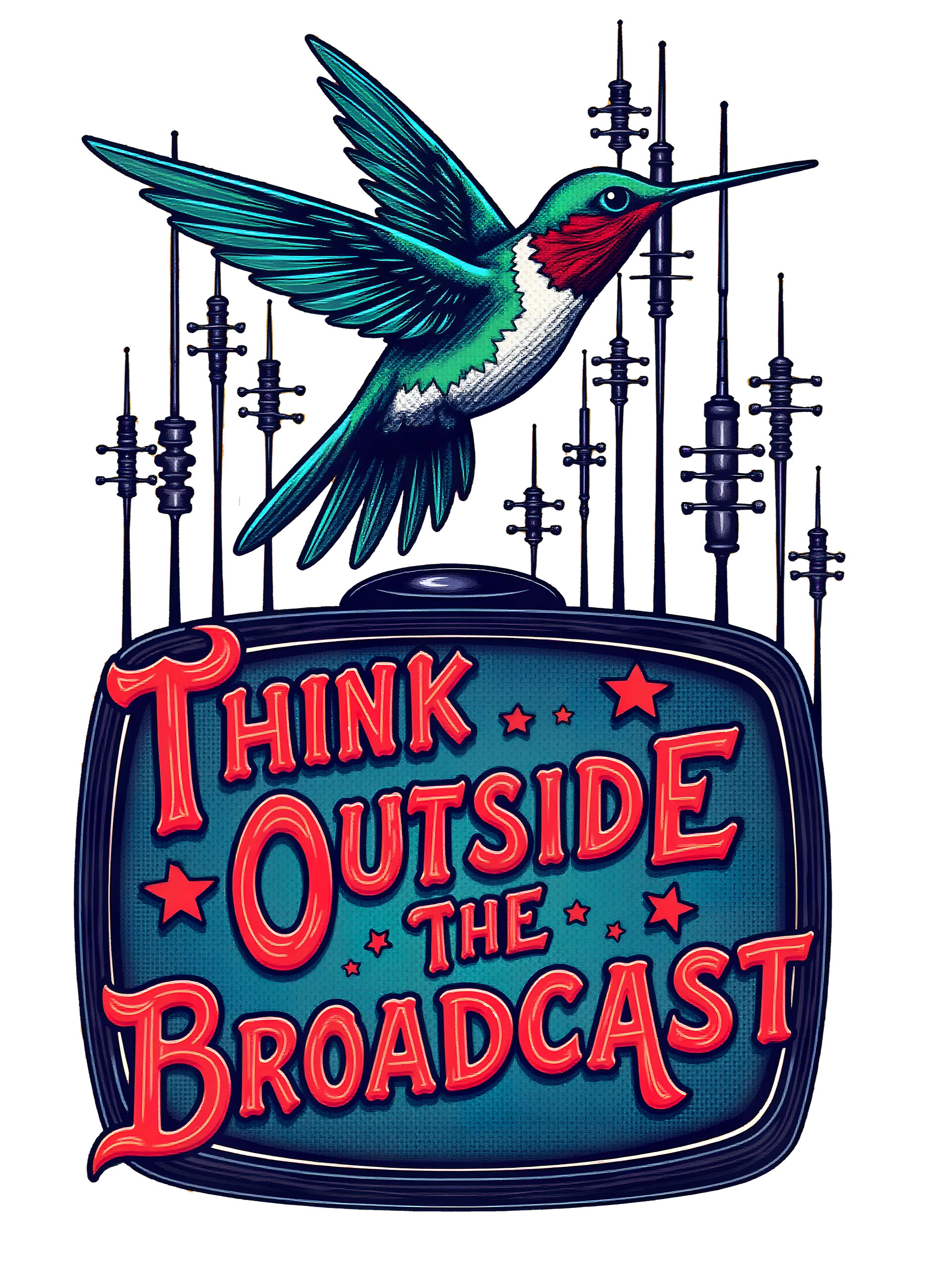 Think Outside The Broadcast Shirt product image (1)