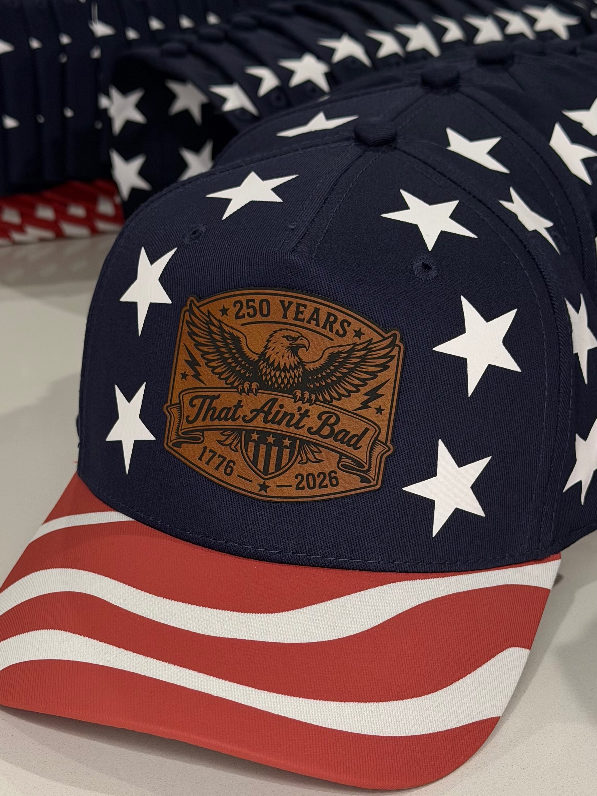 250th Star Spangled Hat - Brown Patch product image (1)