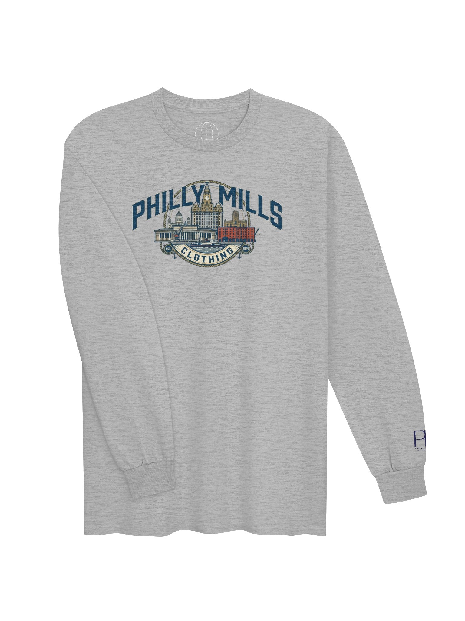 Philly Mills Skyline Arch Long Sleeve Tee product image (16)