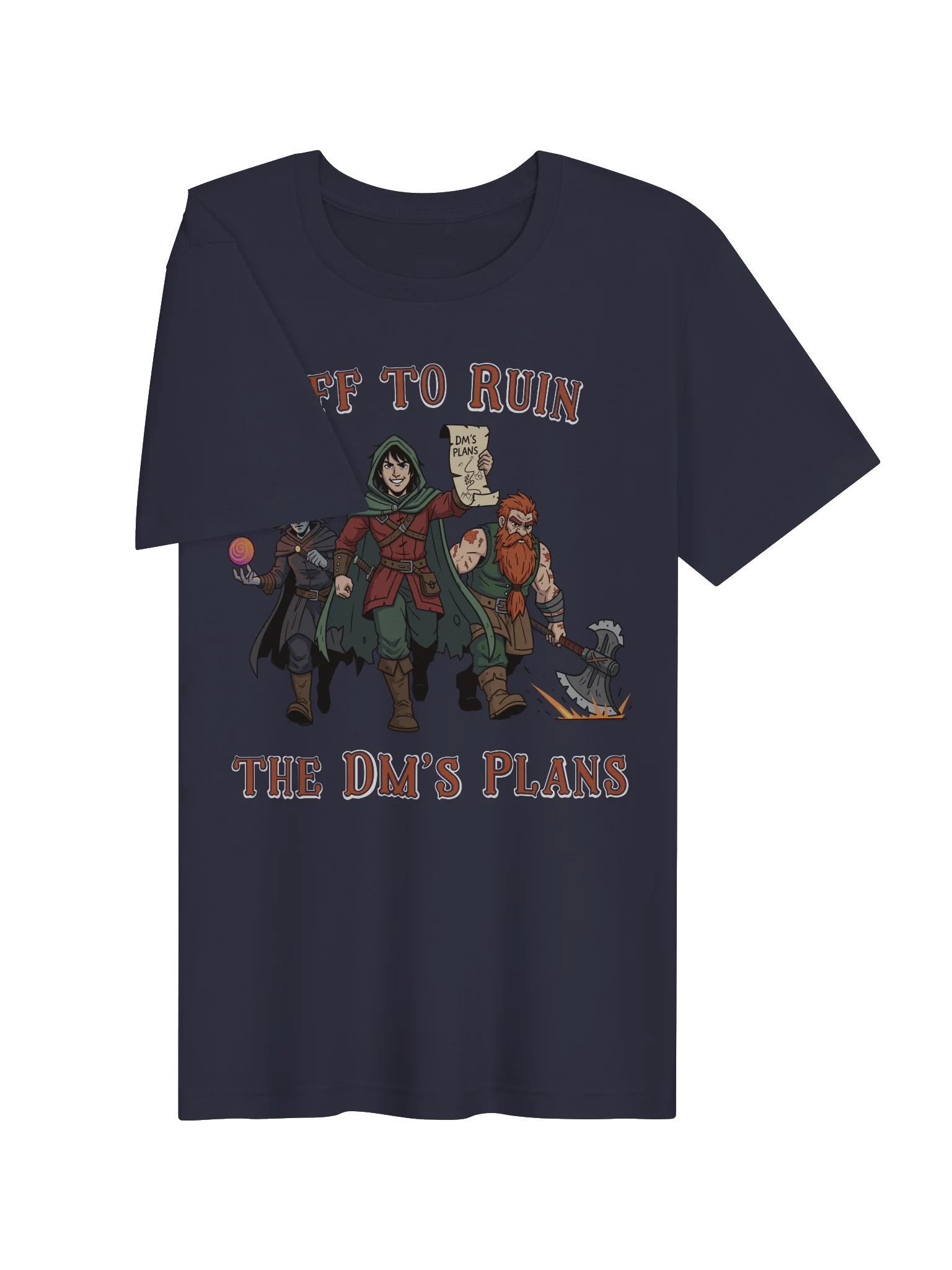 Off to Ruin the DM's Plans Supersoft T-Shirt product image (3)