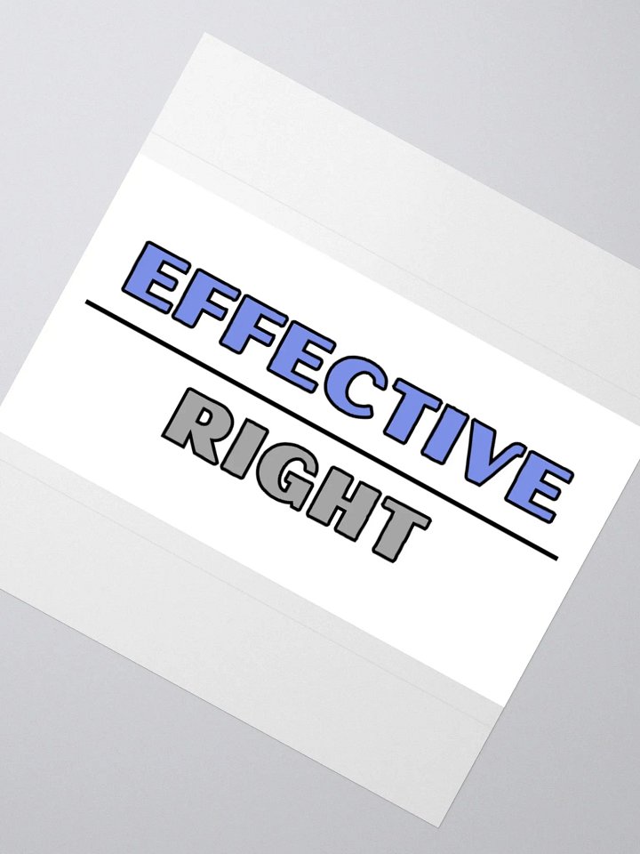 Effective Over Right Kiss Cut Stickers product image (5)