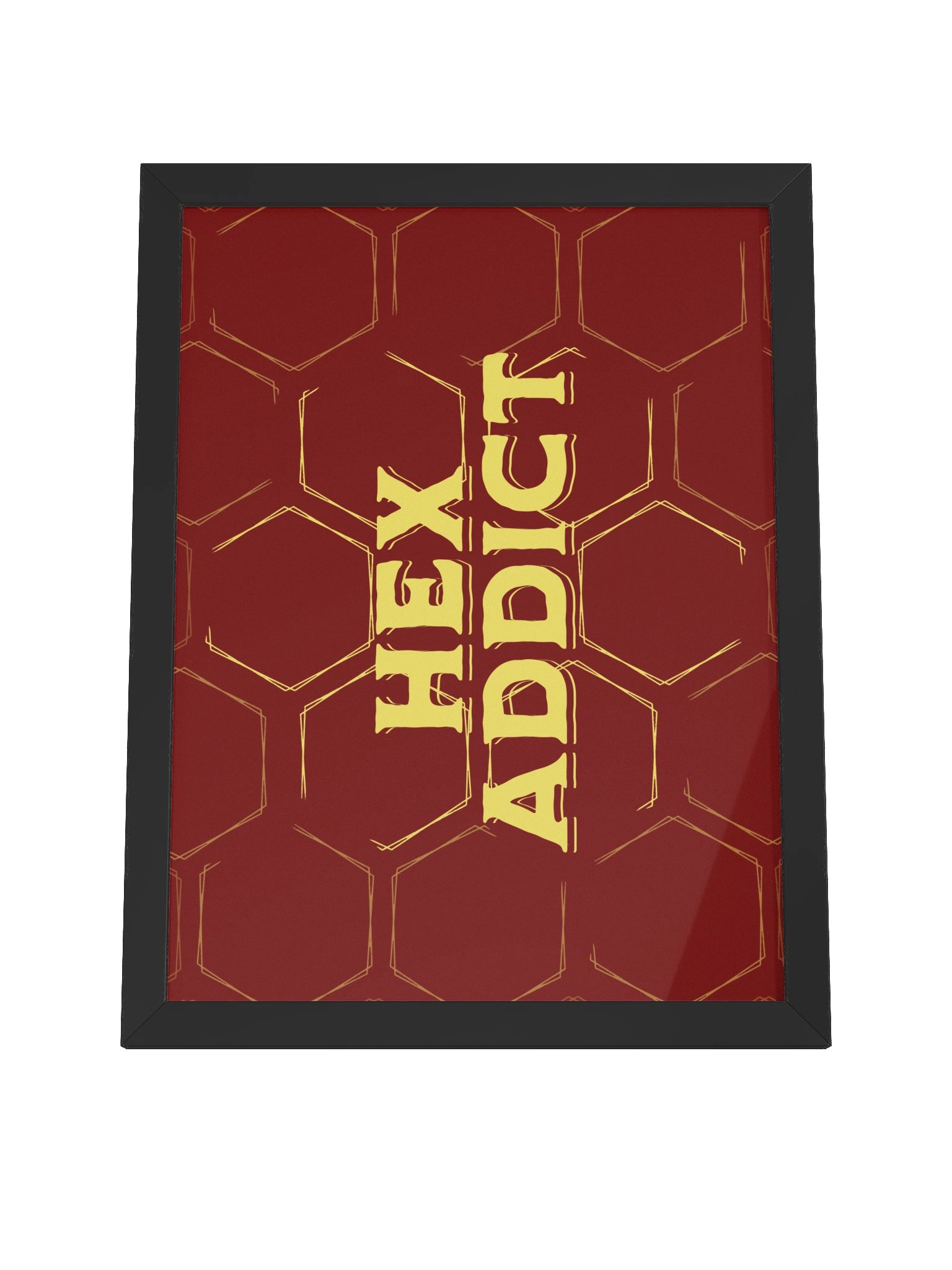Hex Addict Board Game Room Poster - FRAMED product image (14)