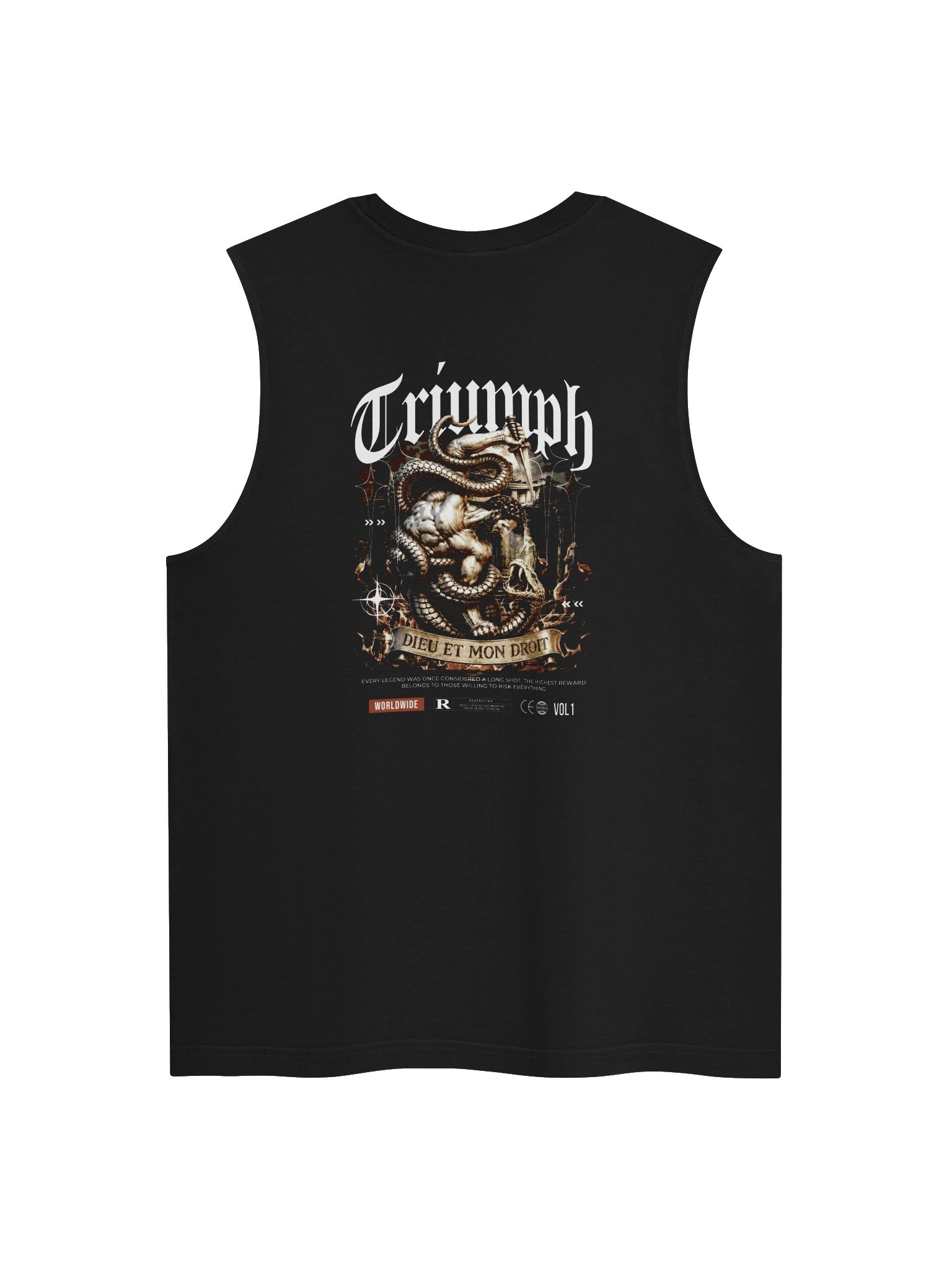 Triumph Crest Gothic Muscle Tank product image (2)