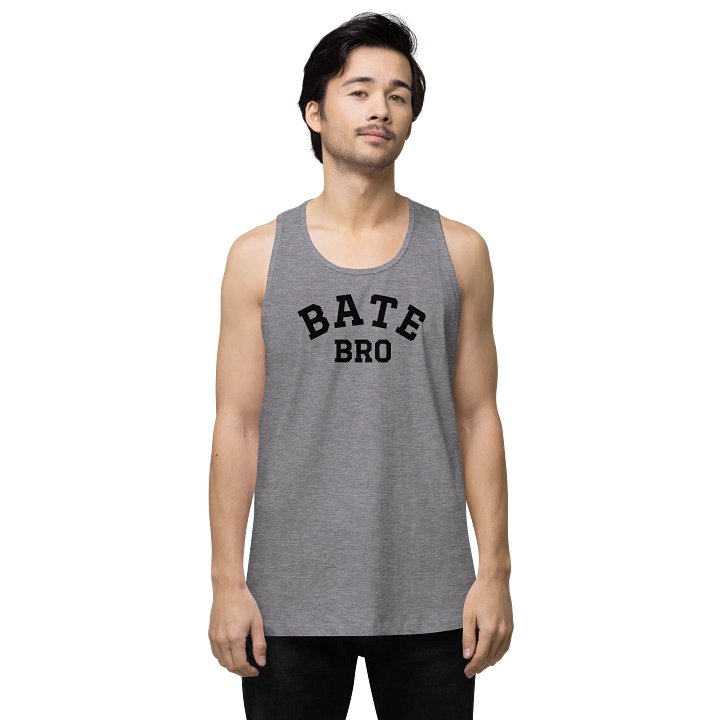 Bate Bro Varsity Tank (Black Logo) product image (1)