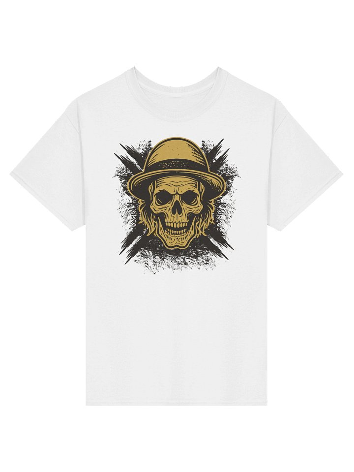 Skull Fedora — Bold Graphic T-Shirt product image (2)