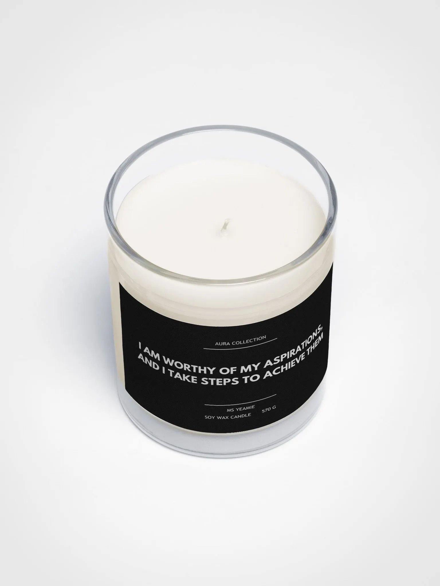 Aura Collection: I Am Worthy Soy Wax Candle product image (3)