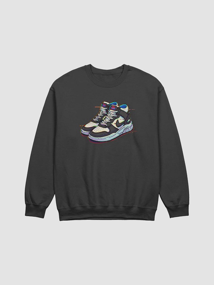 Digital Distortion High-Top Sneakers Art Print product image (6)