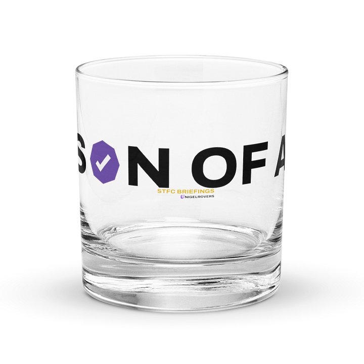 STFC Briefings SON OF A Collection Rock Glass product image (1)