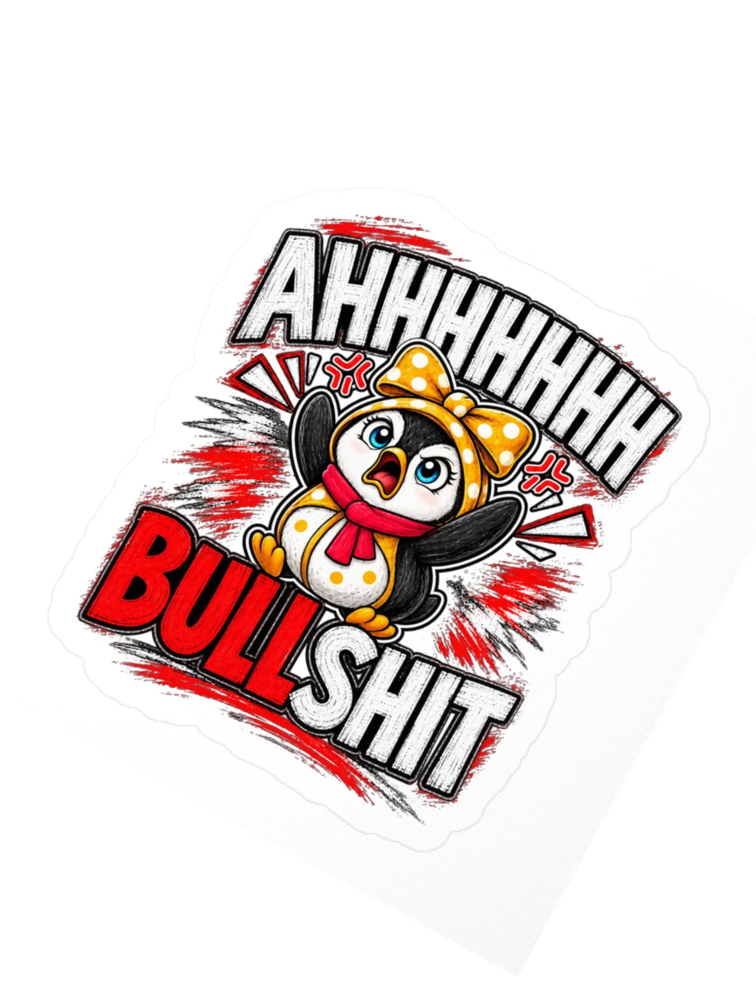 AHHHHHH Bullshit Lulu Sticker product image (2)