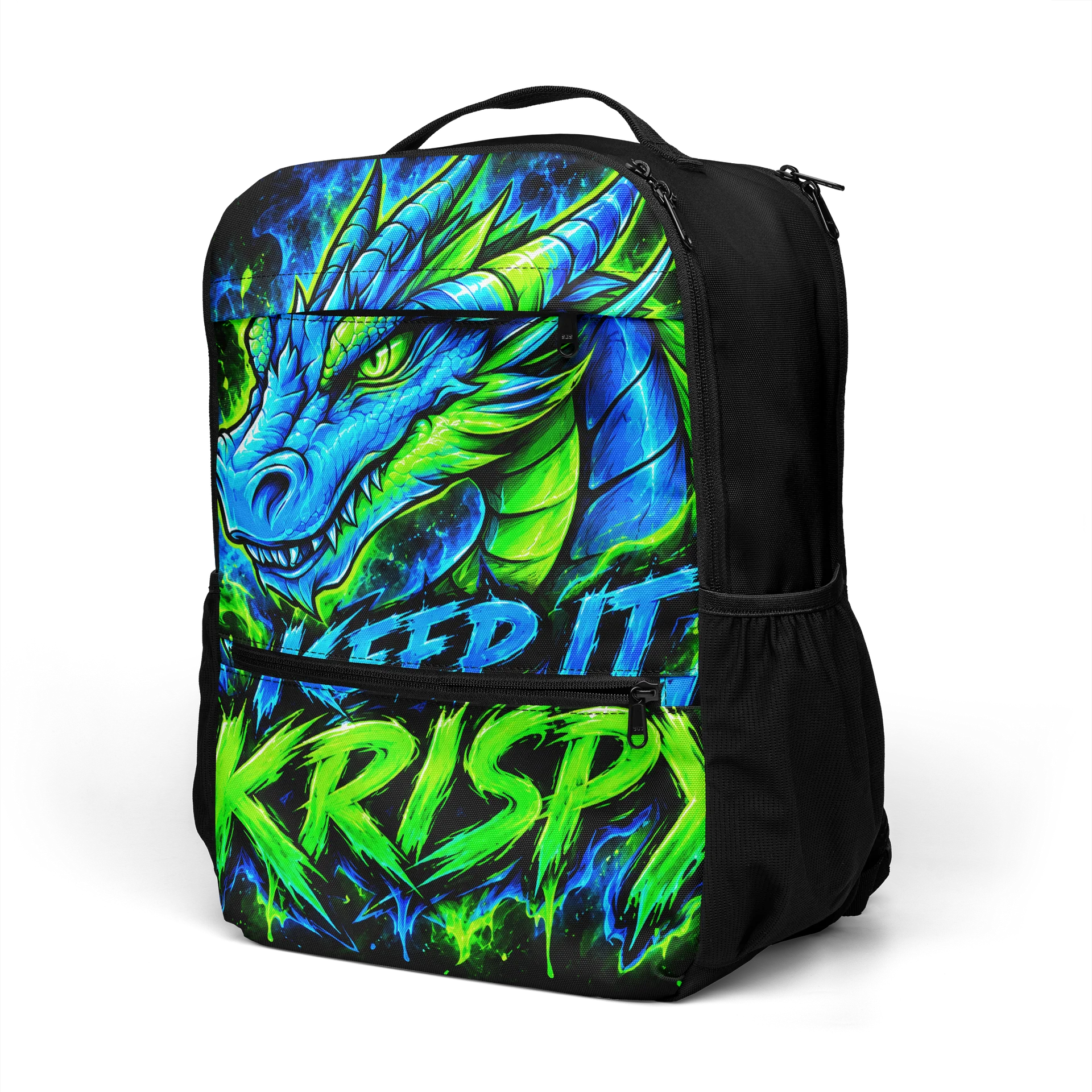 Keep It Krispy Neon Dragon Backpack product image (5)
