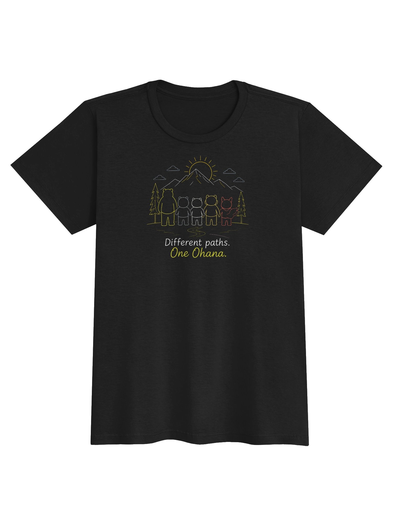 Different Paths, One Ohana (Fitted) product image (1)