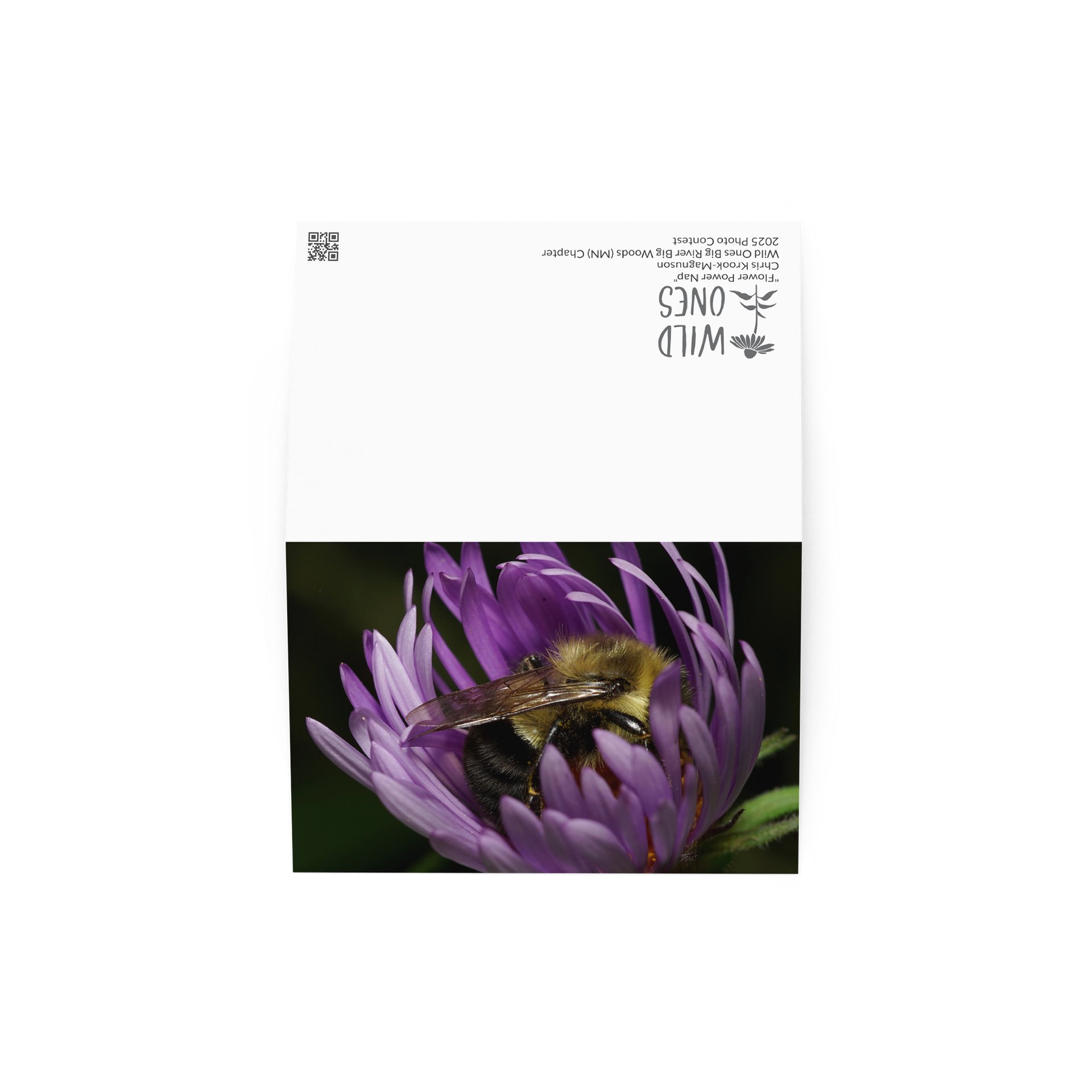 "Flower Power Nap" (Blank Card) product image (3)