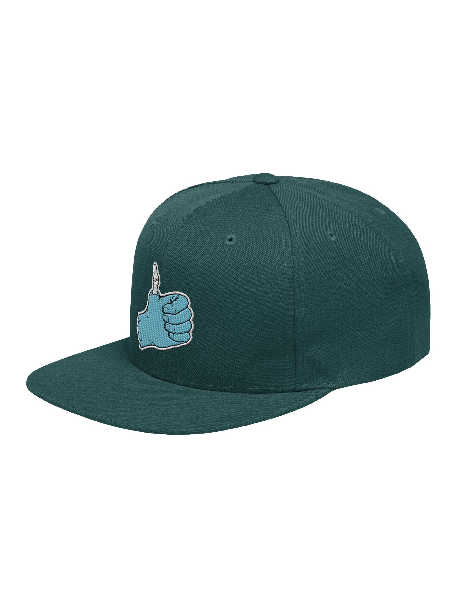 Bass Thumb Blue Thumbs-Up Snapback product image (12)