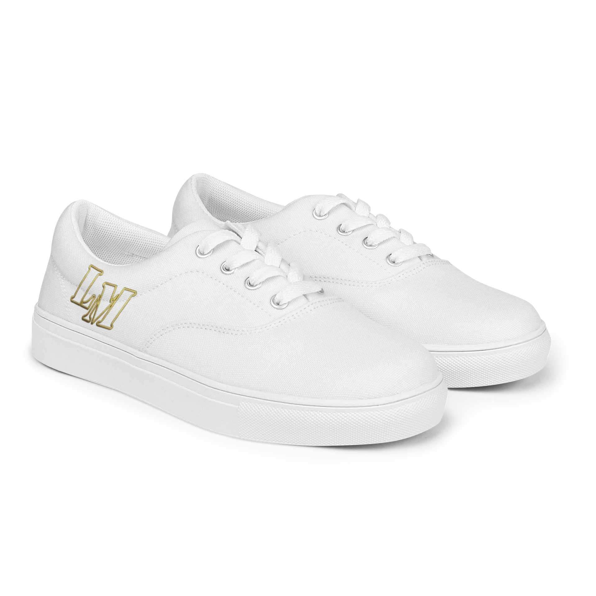 LM Origin™ Bone White Sneakers | Women's Canvas Shoes product image (4)