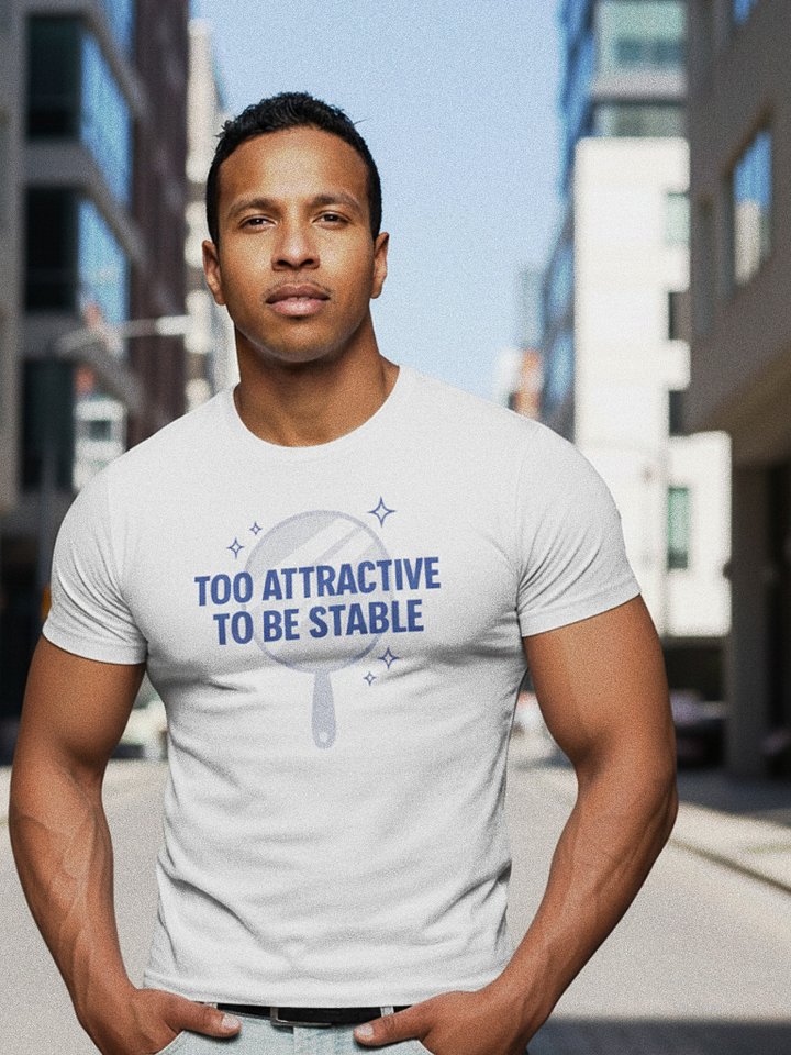Too Attractive To Be Stable T-shirt product image (1)