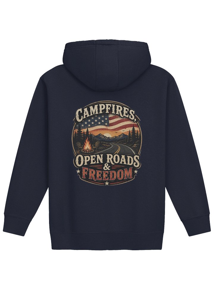 Campfires, Open Roads & Freedom Hoodie 🇺🇸🏕️ product image (19)