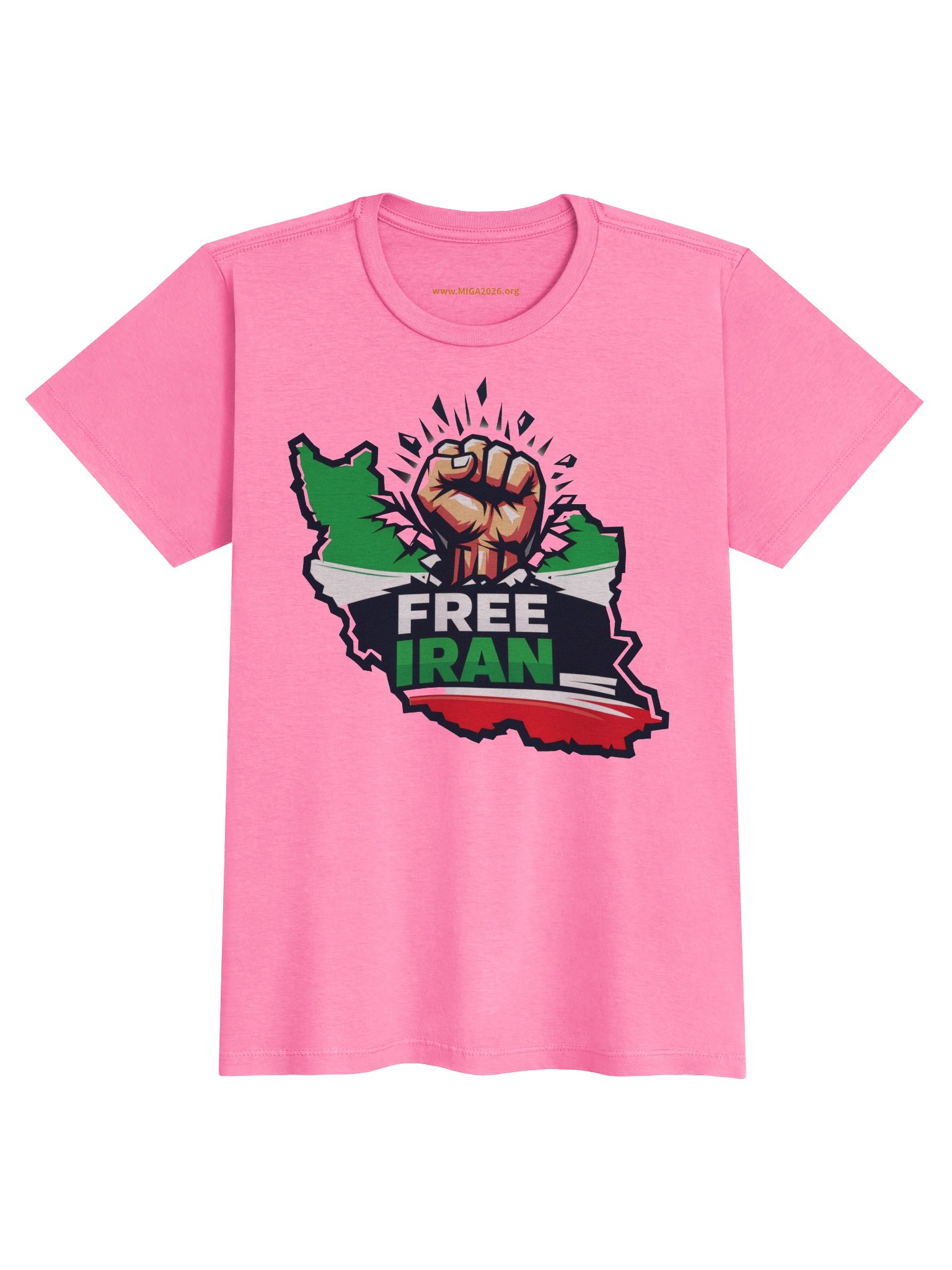 Free Iran Map Pride Women's Semi-Fitted Shirt product image (21)