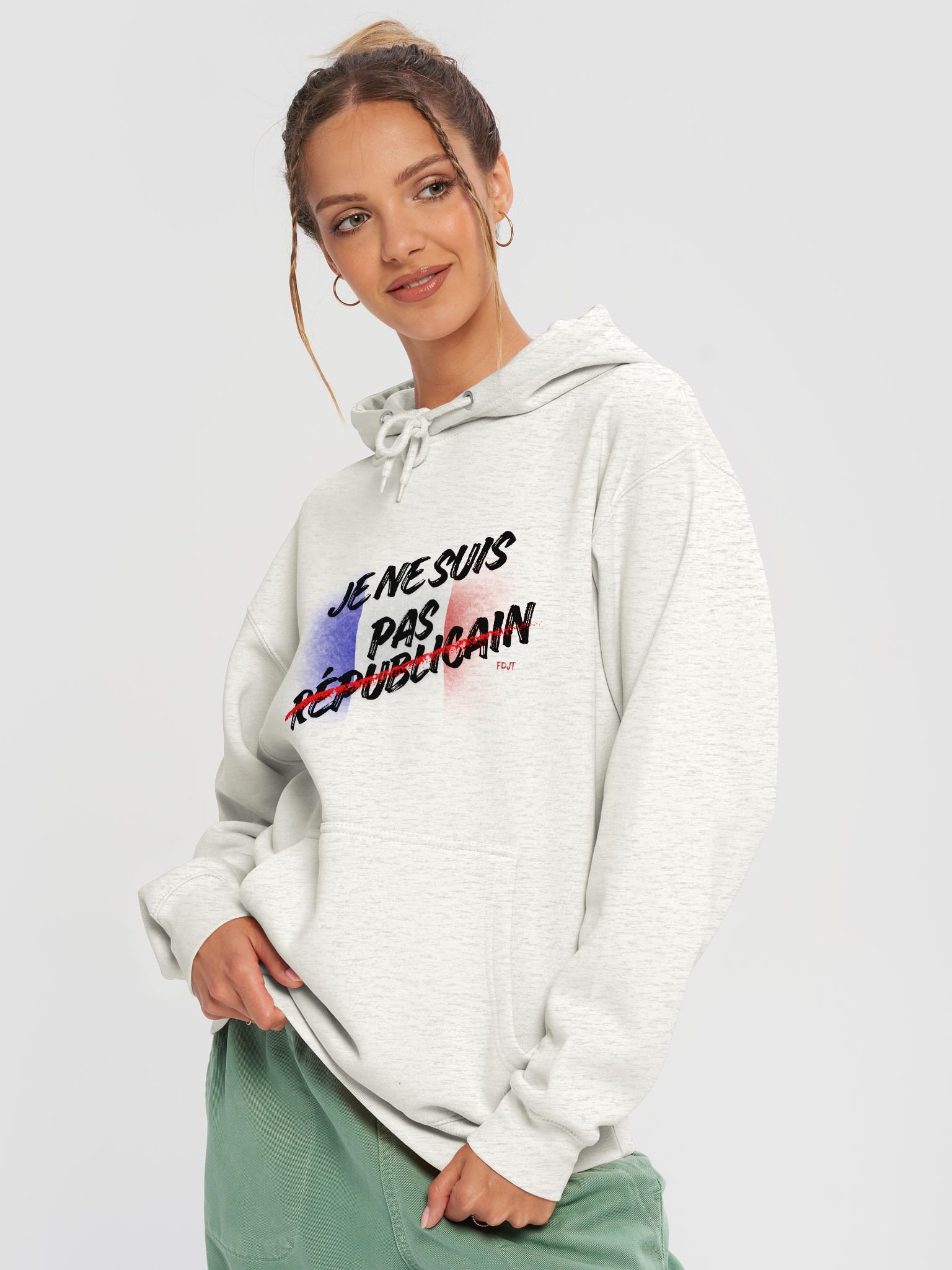 Je ne suis pas républicain Hoodie product image (3)