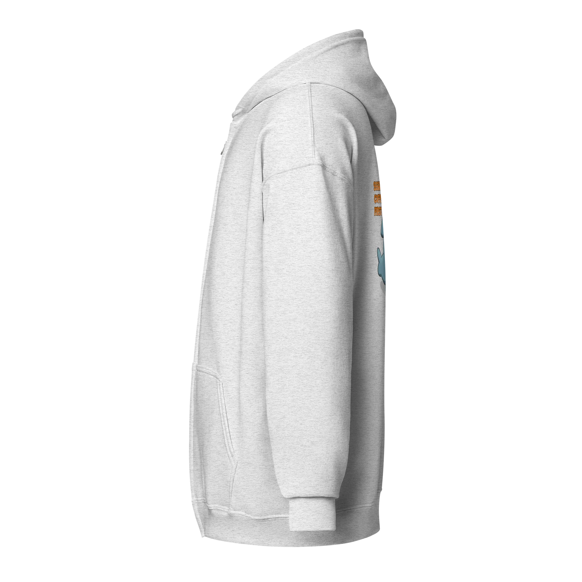 Ssshhh… coffee first - zip up product image (3)