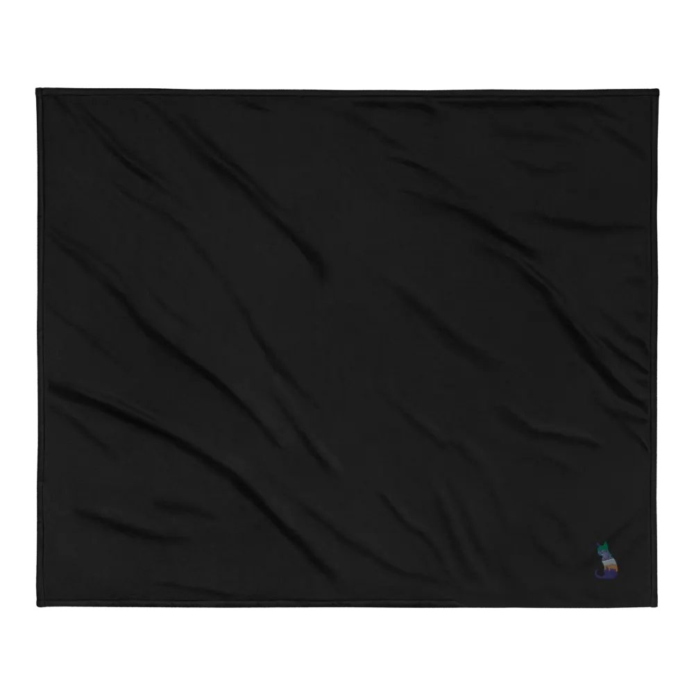 Cityscape Cat Premium Sherpa Blanket product image (2)