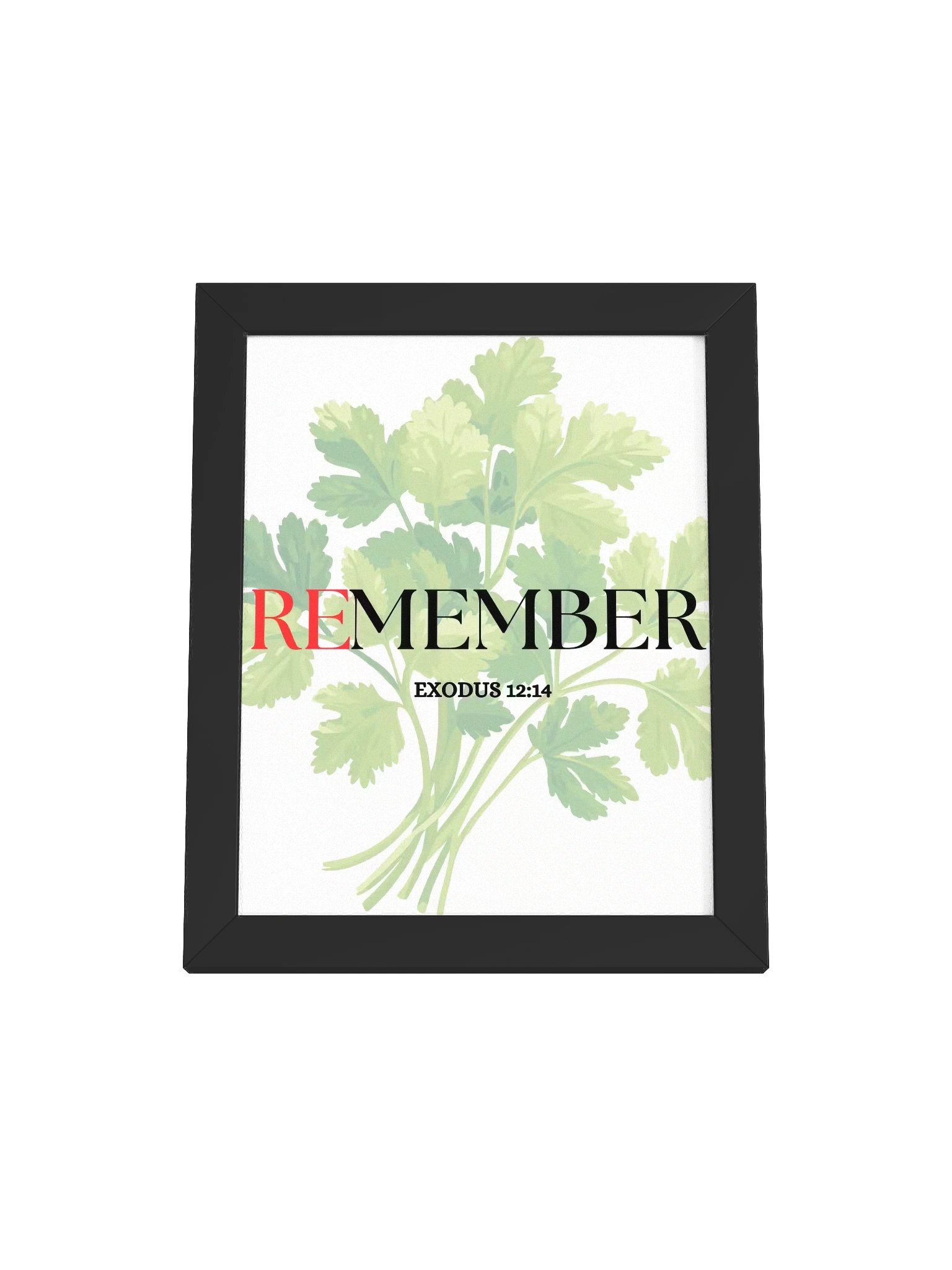 Passover Remembrance Wood Framed Poster product image (1)