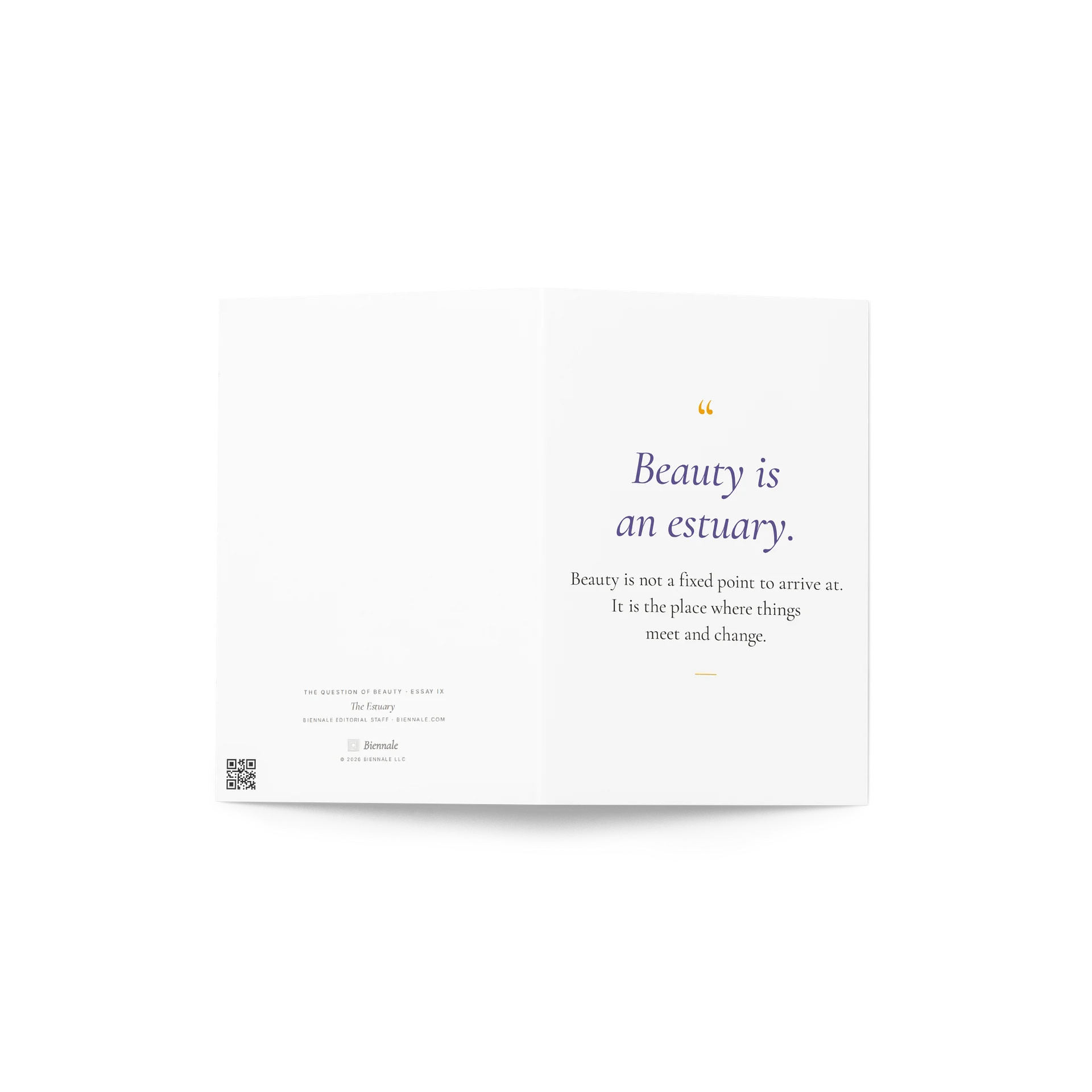 Beauty Is an Estuary Quote Card product image (4)