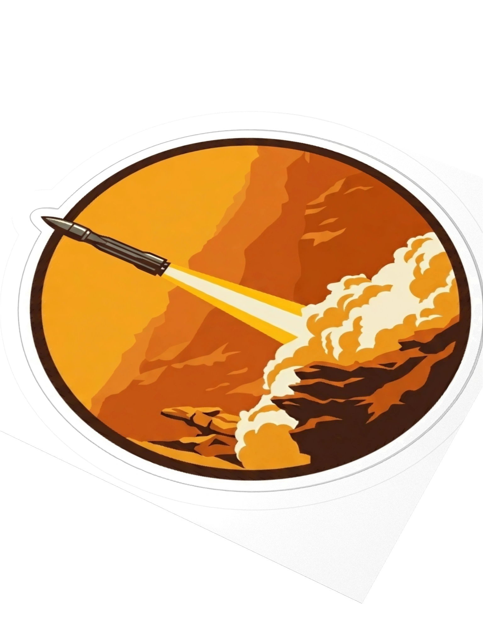 Rocket Liftoff Sticker product image (3)