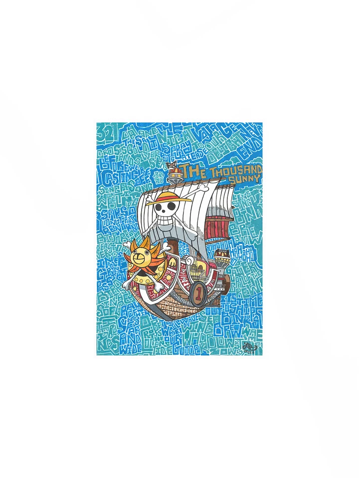 Thousand Sunny Pirate Fan Art Poster product image (1)