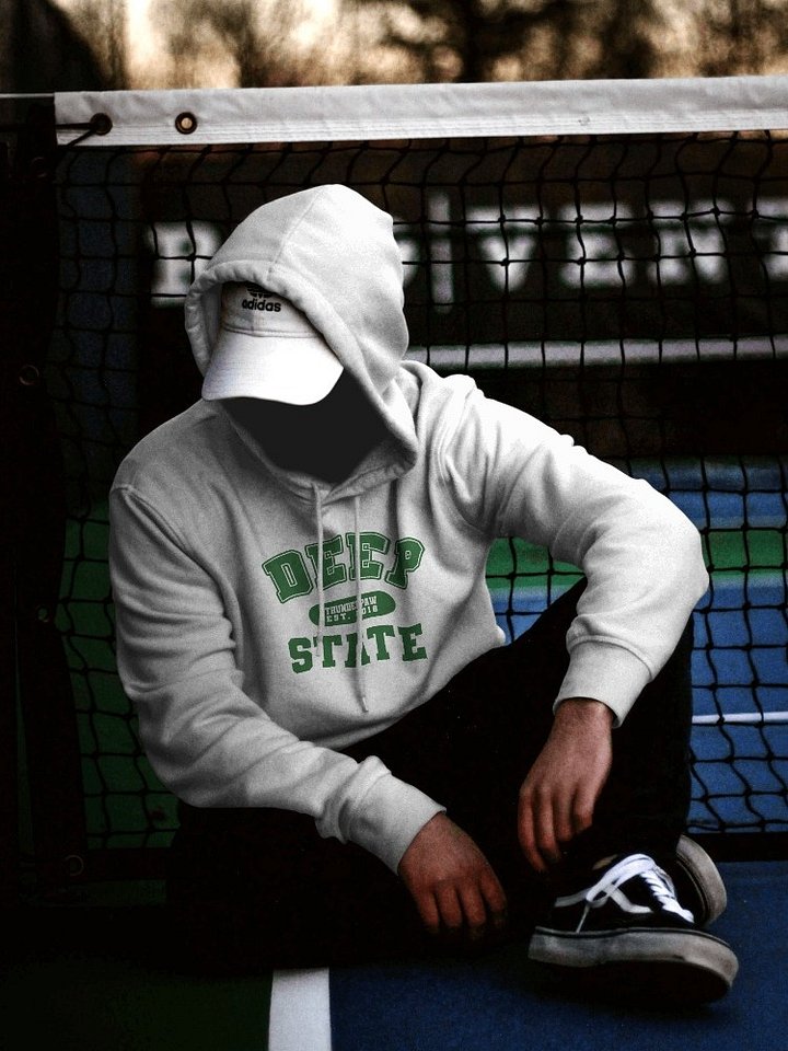 Deep State Varsity Pull-Over Hoodie product image (1)