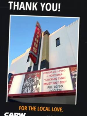 CAPW HIT THE STREETS. EDINBURG SHOWED LOVE. 🍊🔥 Posters up. Tickets handed out. Our crew stopped by local businesses to spread the word about Luchas That Must Not Die! Big thanks to The Pizzeria Edinburg, University Barbershop, The Caffeine Library, Nuketown Tattoo, Hamburger King, Starlite Burger, and Lucky Strike Vintage. Show them some love, RGV! 🙌 📅 October 30 • Citrus Live Theatre 🚪 Doors 7 PM • 🔔 First bell 8 PM 🎟️ Tickets & 👕 Merch: CAPWrestling.com #CAPW #RGV #EdinburgTX #SupportLocal #ProWrestling 