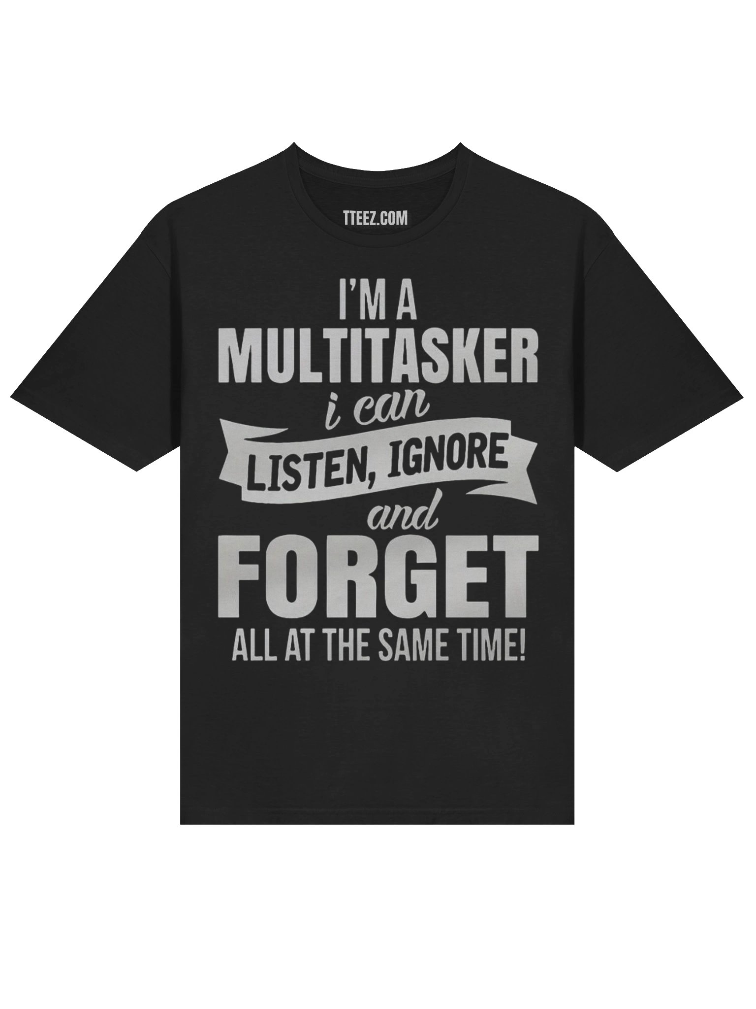 Multitasker black t shirt Unisex T-Shirt product image (34)