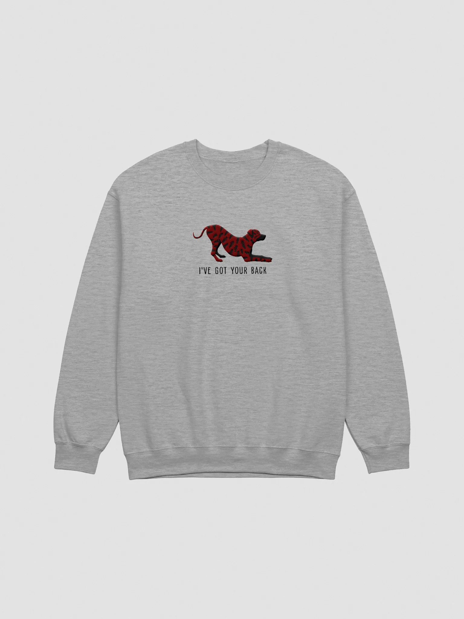 I've Got Your Back Sweatshirt (Embroidered) of a Rhodesian Ridgeback(Brindle) product image (3)