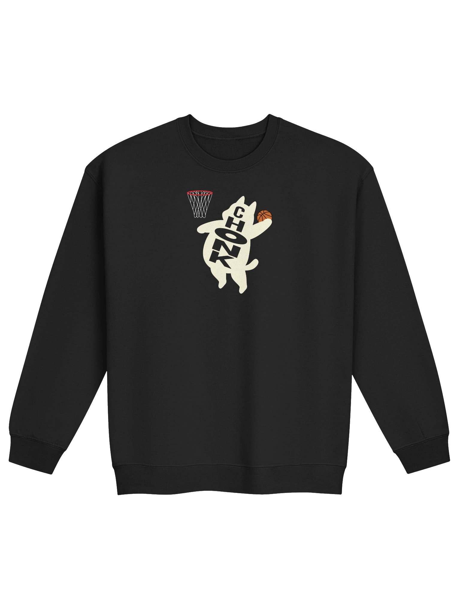 Basketball Chonk Cat - Unisex Adult Sweatshirt product image (1)