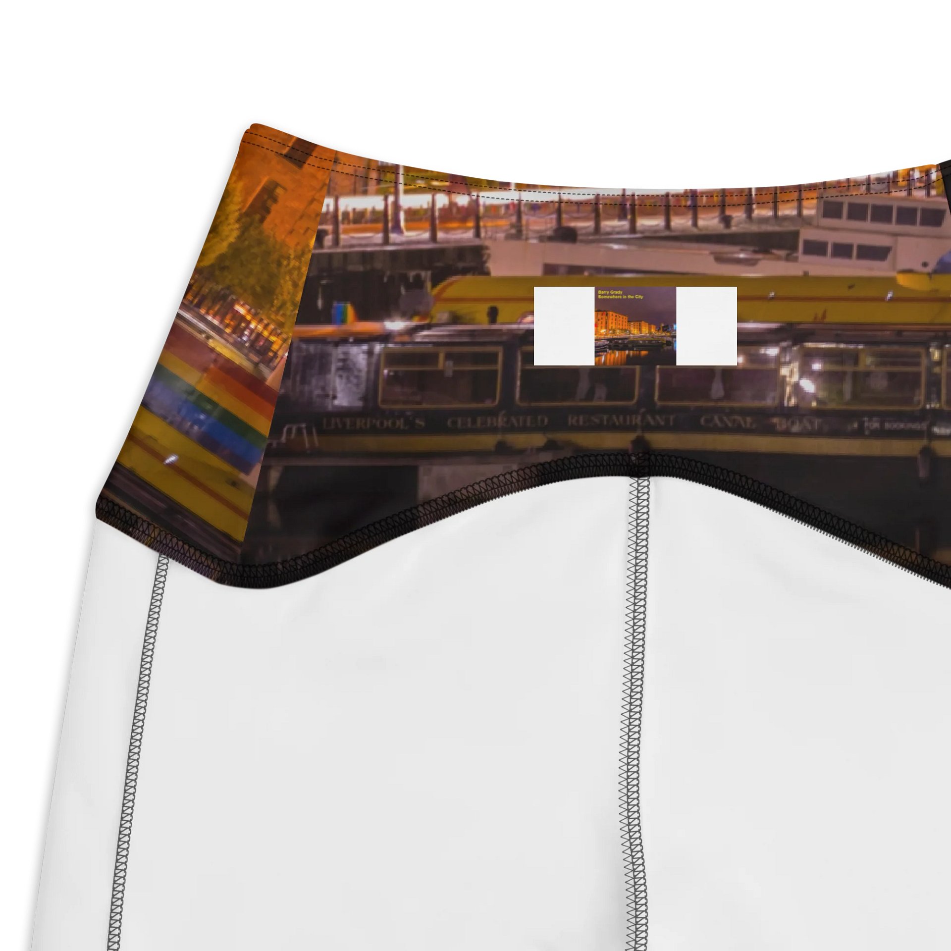 'Somewhere in the City' Crossover Leggings with Pockets product image (3)