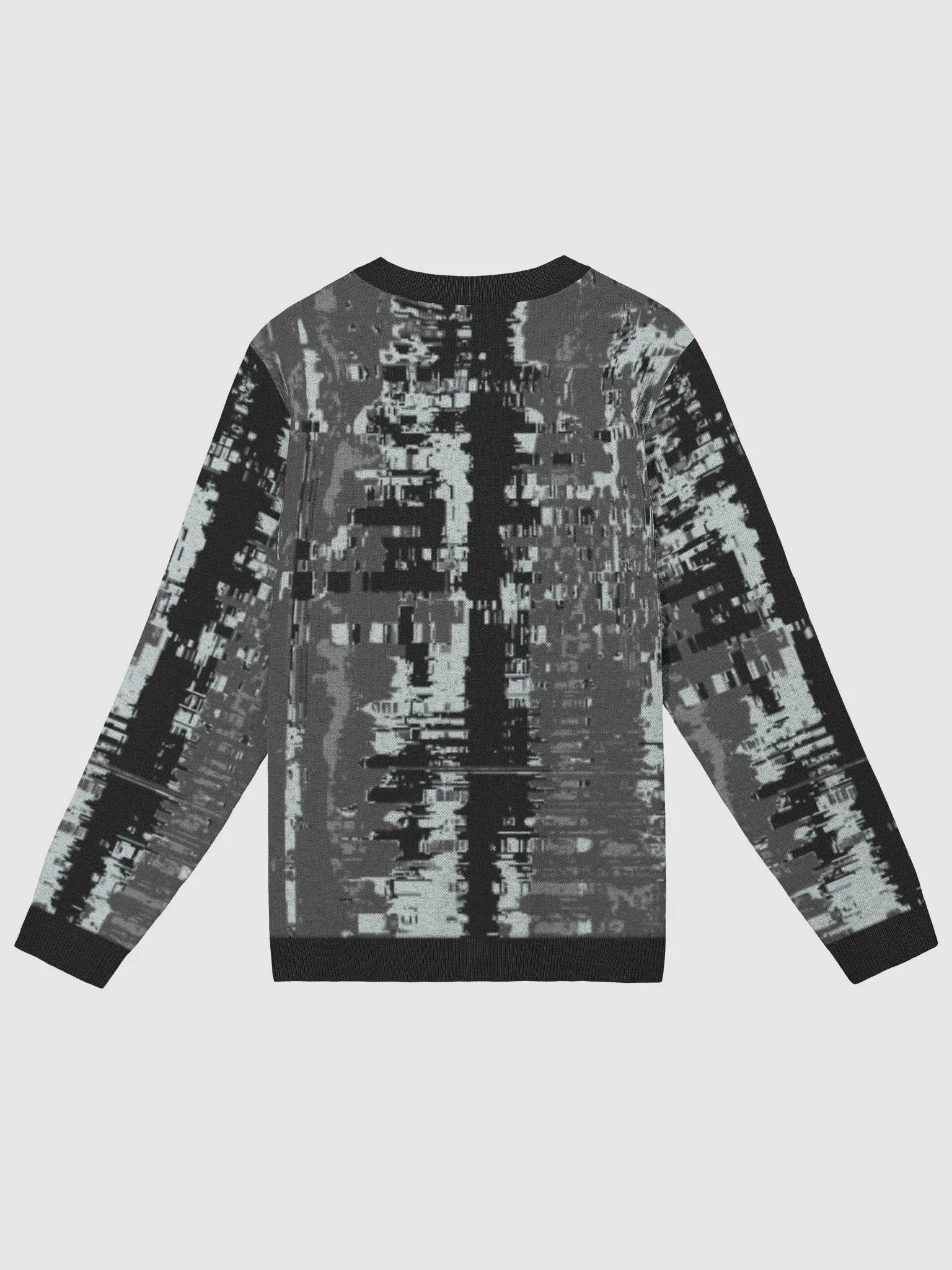 Data Lost Glitch Jacquard Crewneck Sweater product image (2)