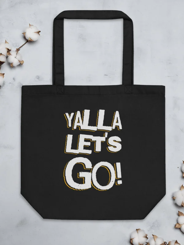 Yalla Let's Go Eco Tote Bag product image (1)