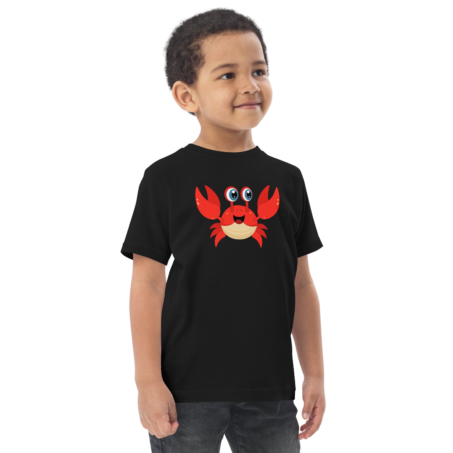 Sea Friends Crab Toddler Jersey T-Shirt product image (6)