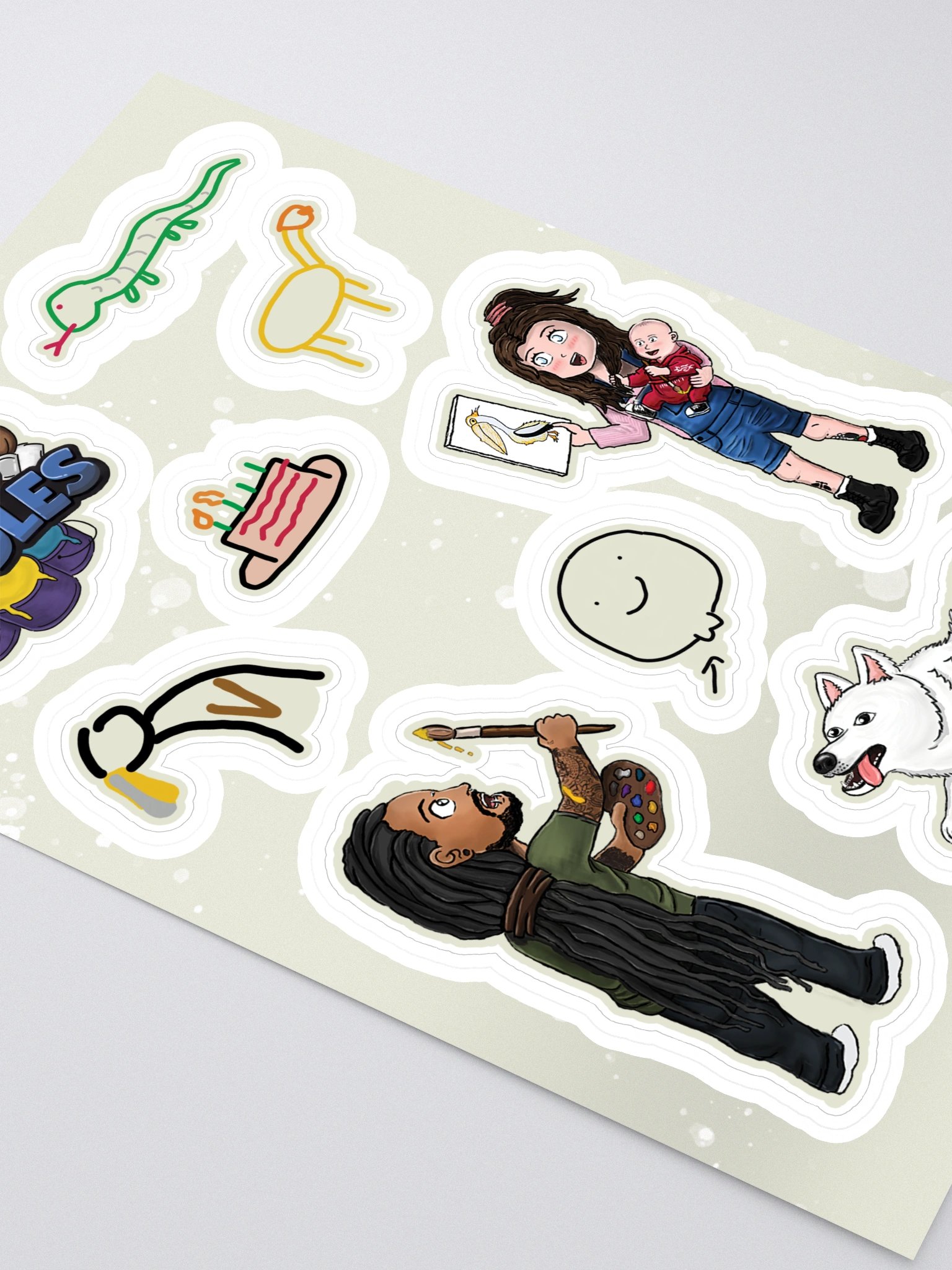 Leon Draws - Sticker Pack 01 product image (2)