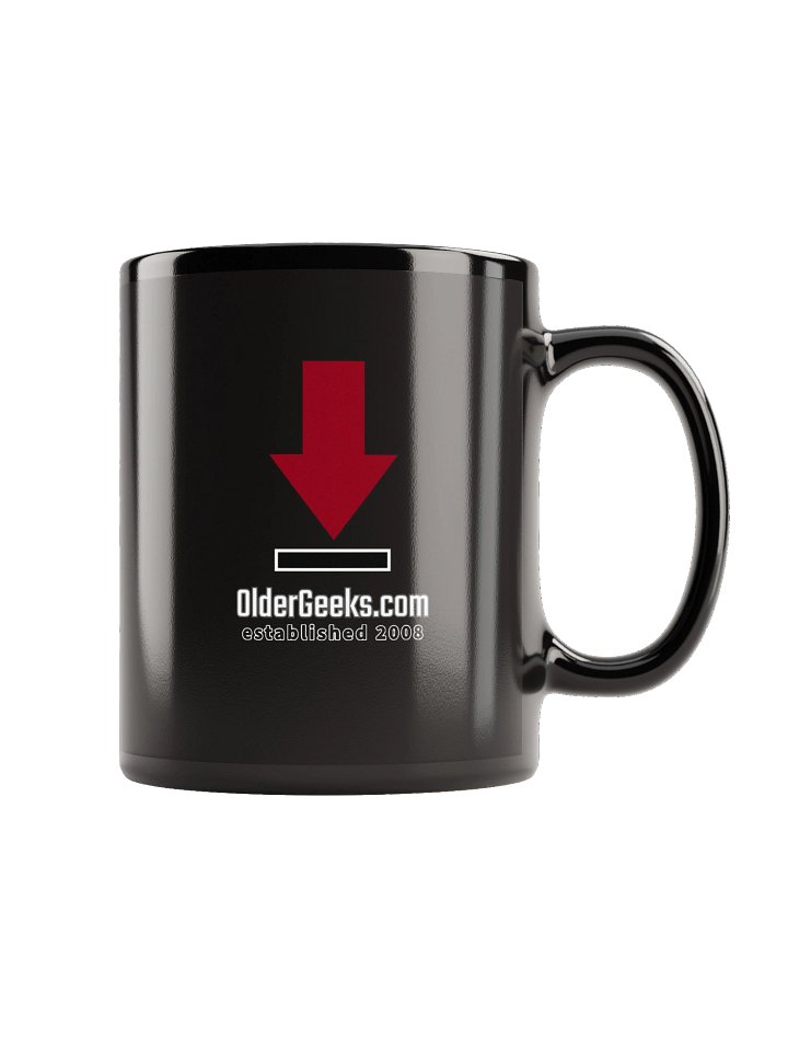 OlderGeeks Black Mug Down Arrow product image (2)