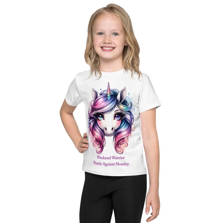 Whimsical Unicorn Dreams All-Over Print Kid's Tee product image (1)