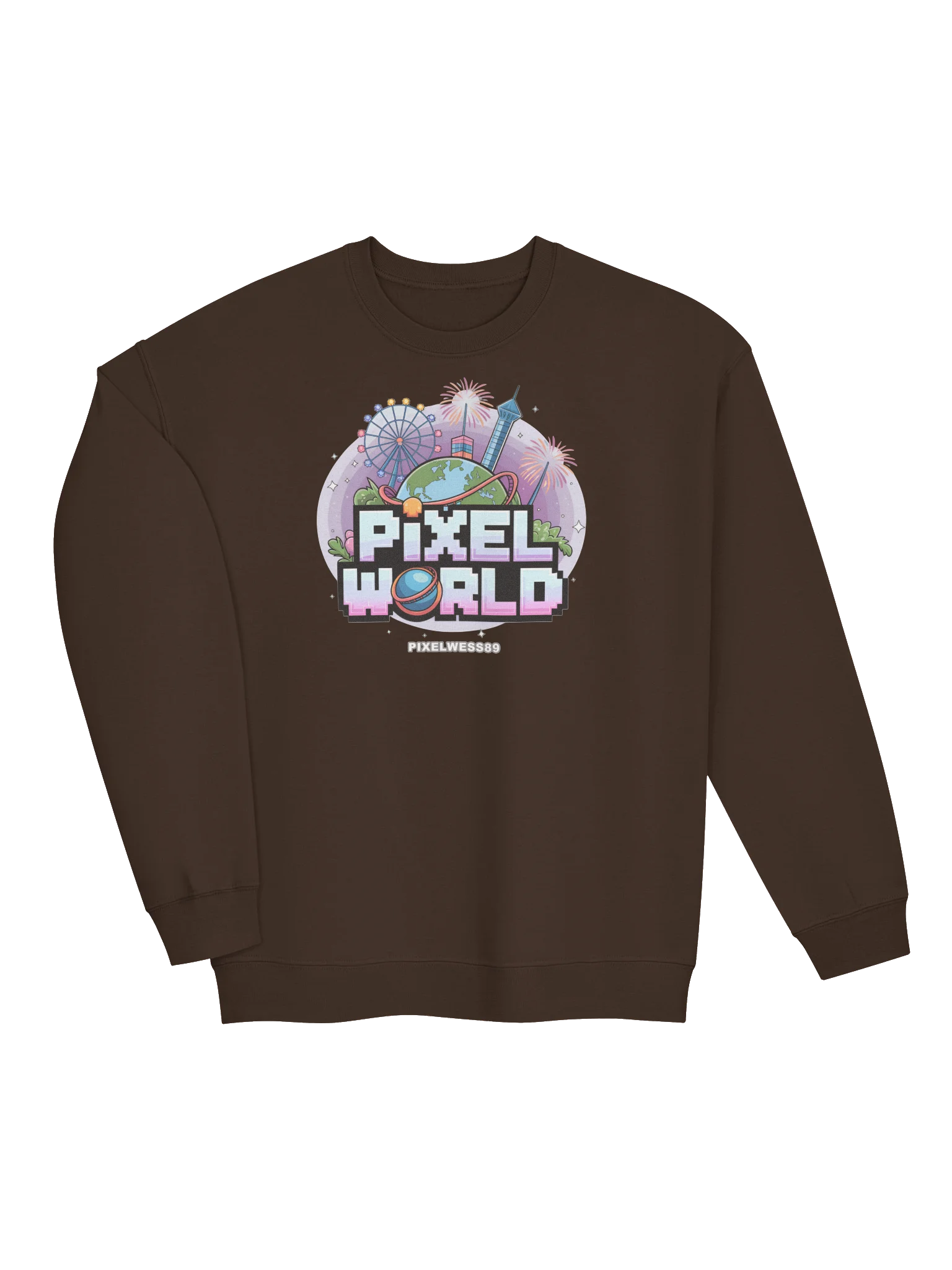 Pixel World Crewneck Sweatshirt product image (17)