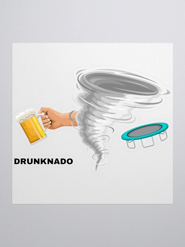 Drunk Tornado Sticker product image (1)