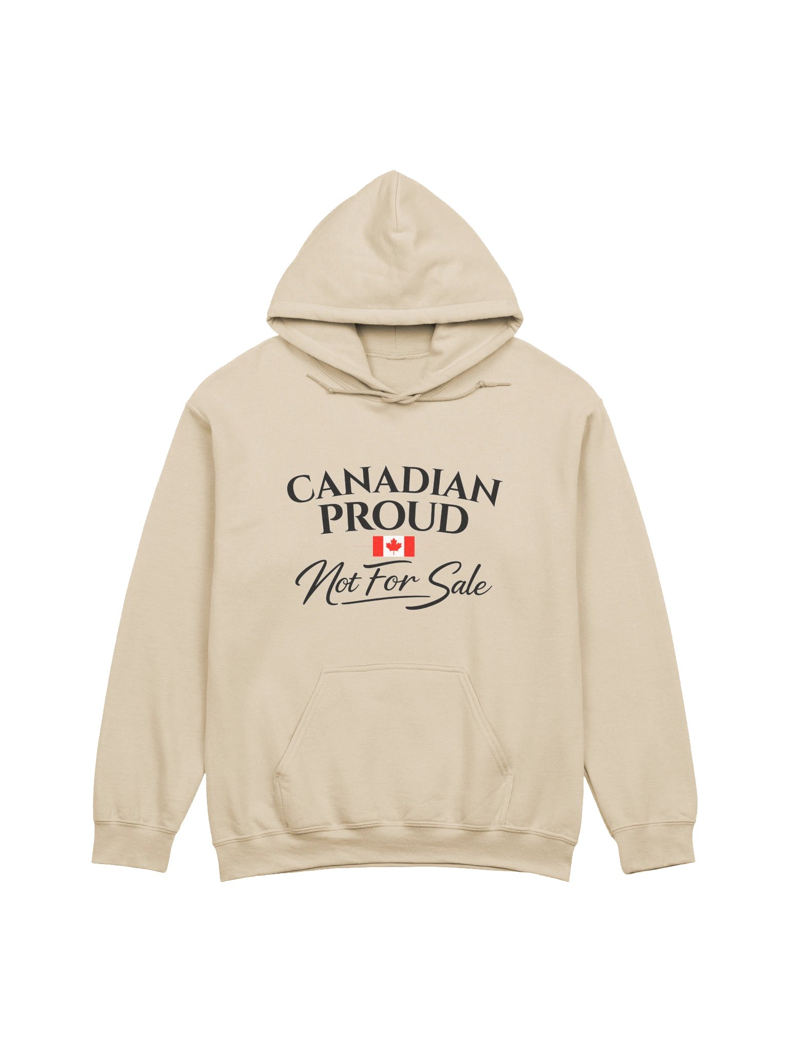 Canadian Proud – Not For Sale Hoodie (black lettering) product image (9)