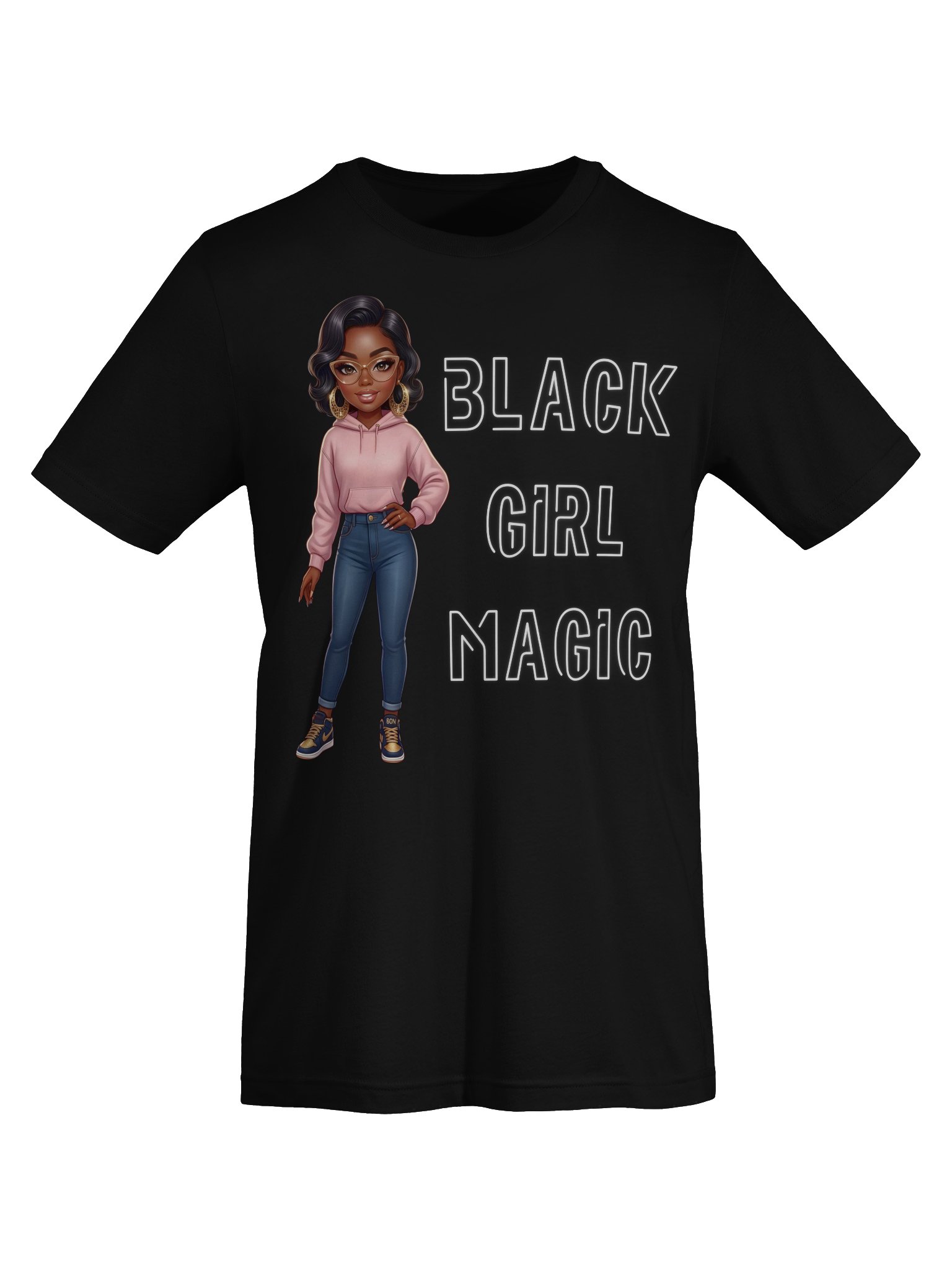 Black Girl Magic Illustrated T-Shirt product image (7)