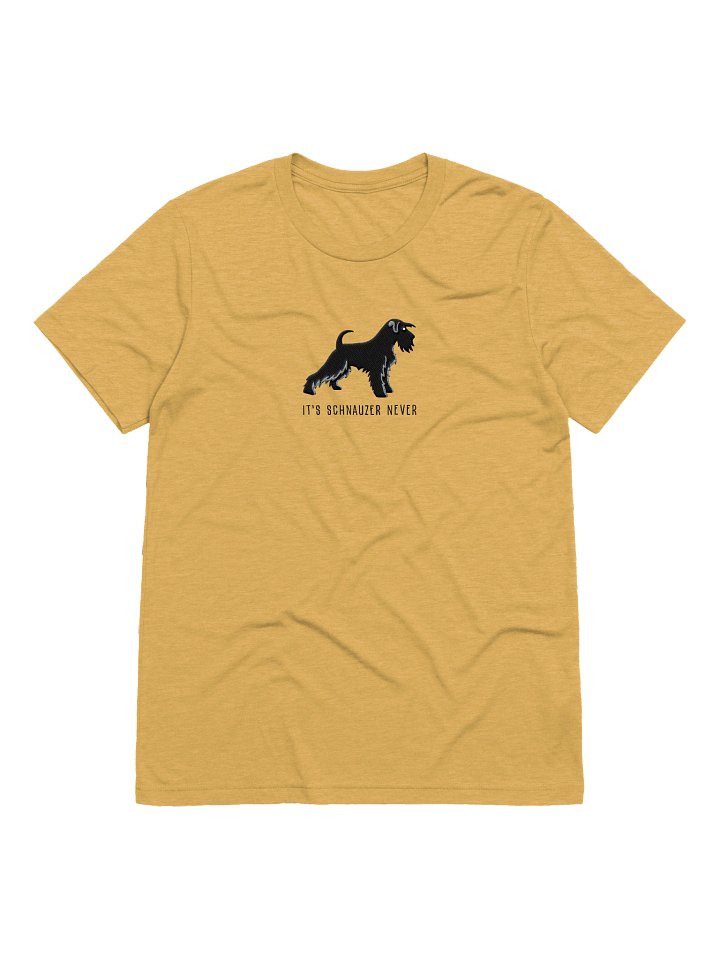 It's Schnauzer Never T-Shirt(Embroidered) of a Miniature Schnauzer(Black) product image (49)
