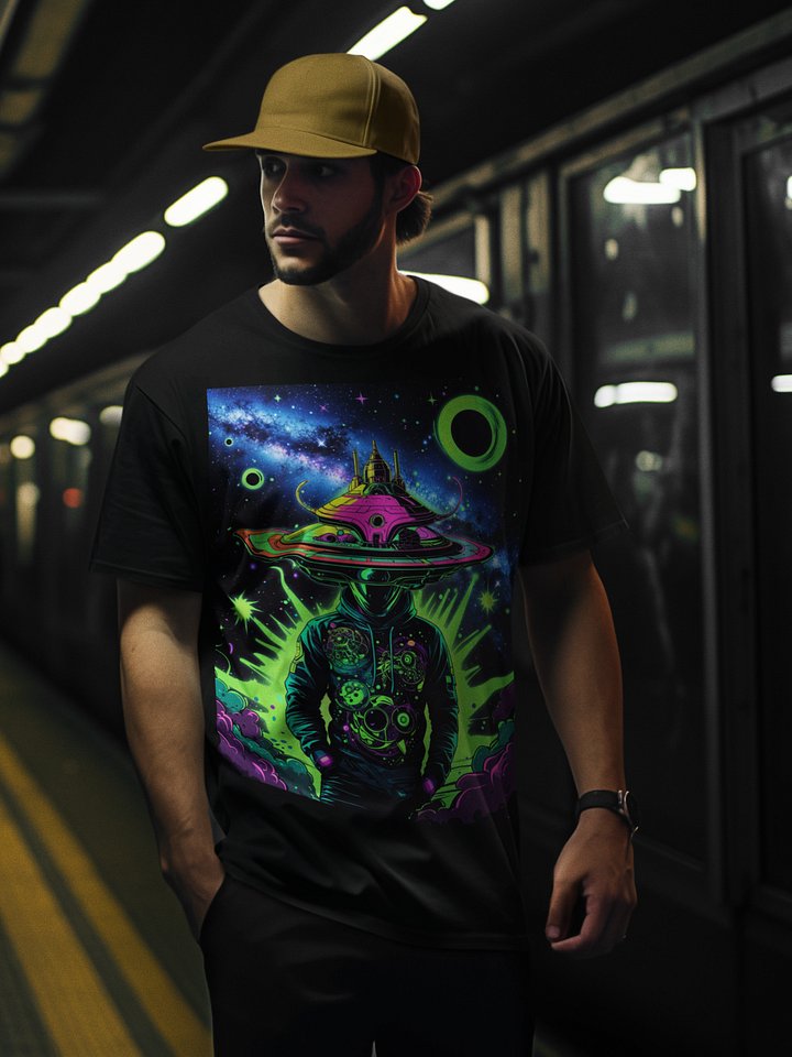 ✨ Beamed Up and Burnt Out – Running on stardust and strong vibes product image (1)