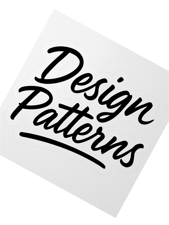 The Design Patterns Sticker product image (2)