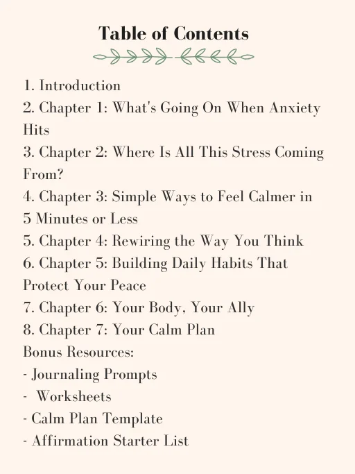 Finding Calm, Simple Ways to Ease Anxiety and Stress Every Day product image (3)