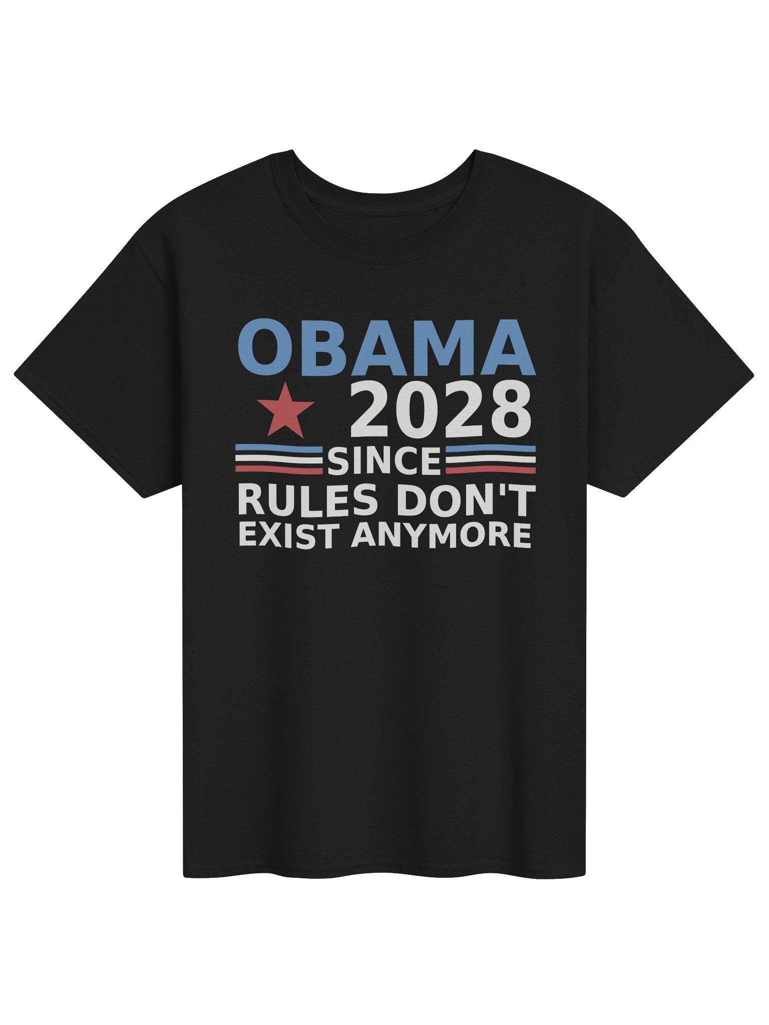Obama 2028 Since Rules Don’t Exist Anymore Unisex Graphic T-Shirt product image (1)